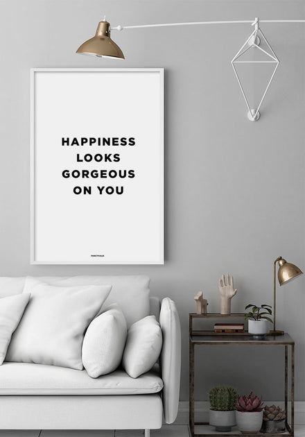 Happiness Looks GORGEOUS on you - Living on Saltwater Designs