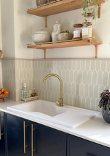Mermaid Tiles (Beige) - 10 Baldosas Adhesivas 3D