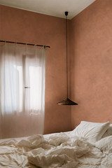 Lime Wash Terracotta Tapete