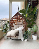 Tapis blanc lin