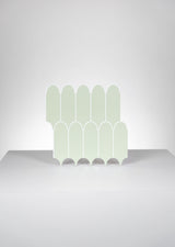 Mermaid Tiles (Verde) - 10 Baldosas Adhesivas 3D