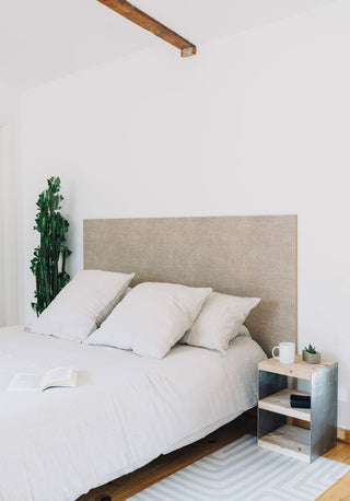 Linen Brown Headboard