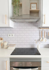 Weißer Fliesenkleber 56x226 und 56x106