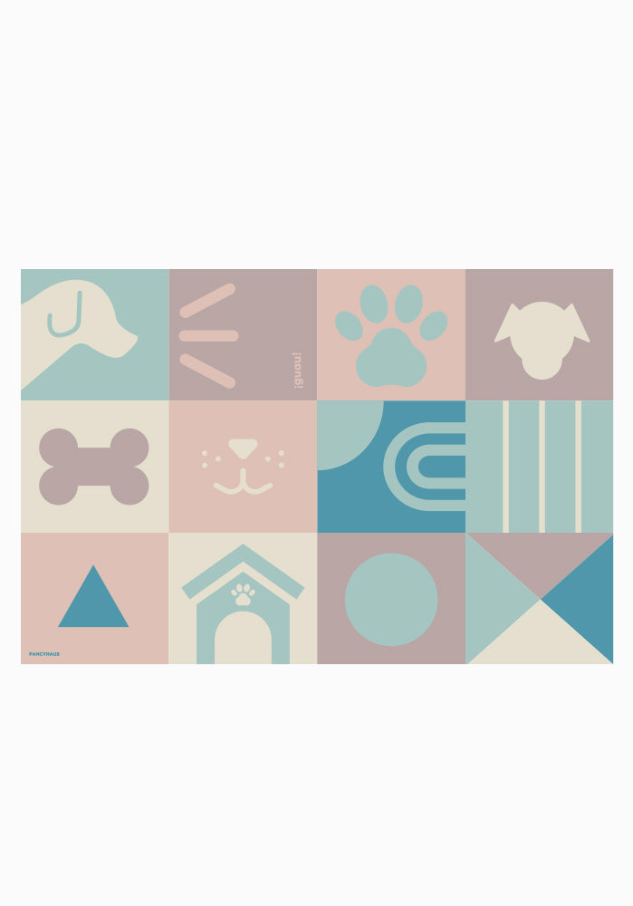Guau Berry - Alfombrilla para perros personalizada