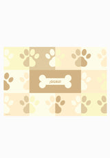 Paws Mustard - Personalisierte Hundematten