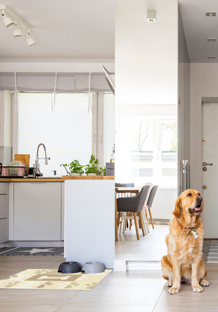 Paws Mustard - Personalisierte Hundematten