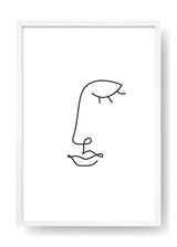 Póster Nora Abstract Face Art