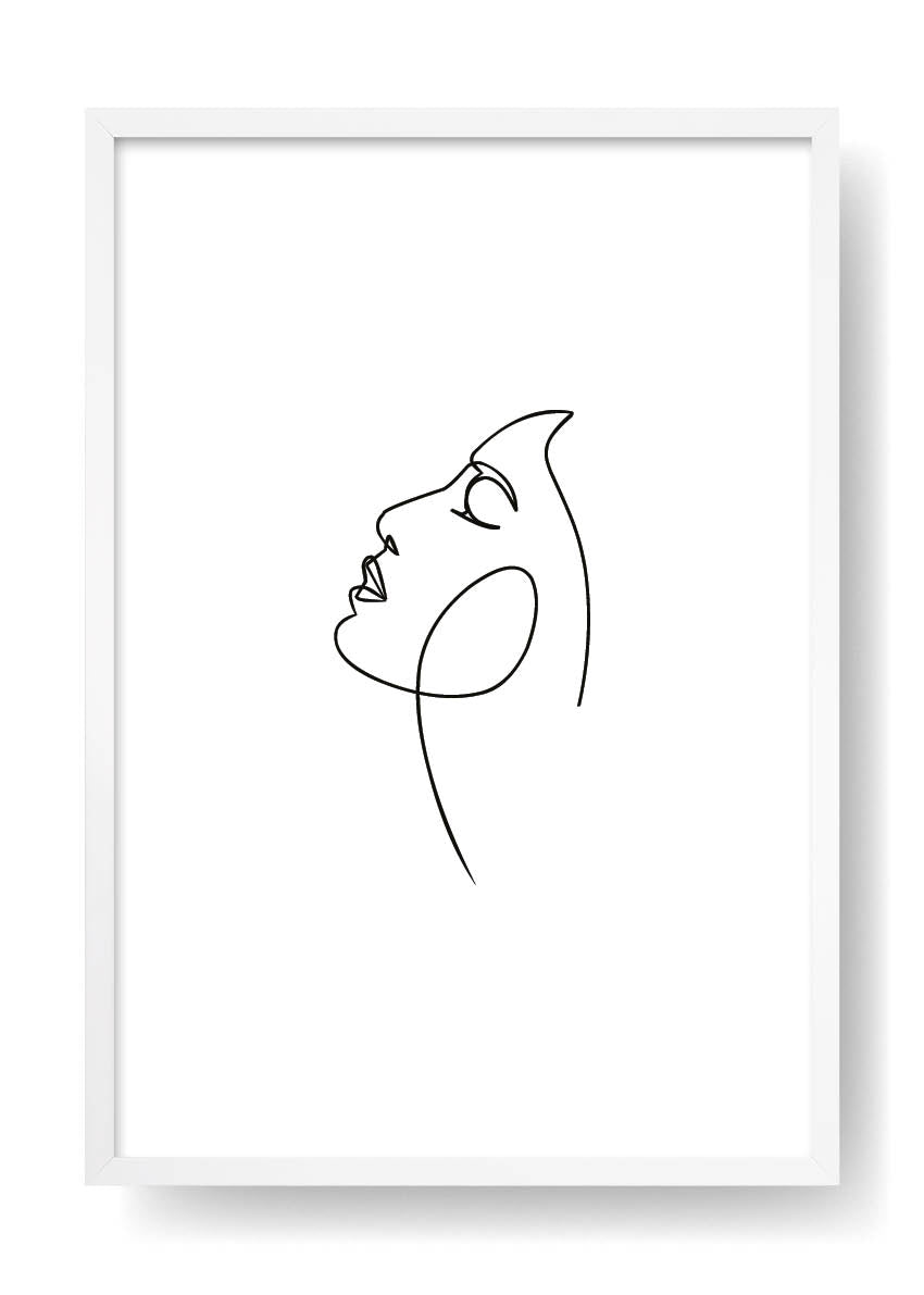 Mia Abstraktes Gesicht Kunst