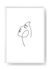 Mia Abstraktes Gesicht Kunst