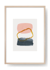 Póster Rose Abstract Paint Art