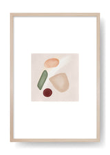 Póster Brunette Abstract Paint Art