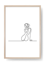 Póster Elsa Abstract Line Art