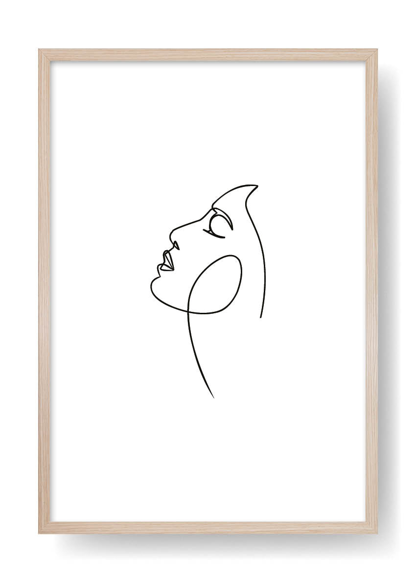 Mia Abstraktes Gesicht Kunst