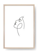 Mia Abstraktes Gesicht Kunst