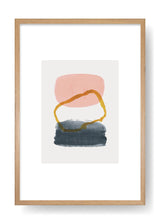 Póster Rose Abstract Paint Art