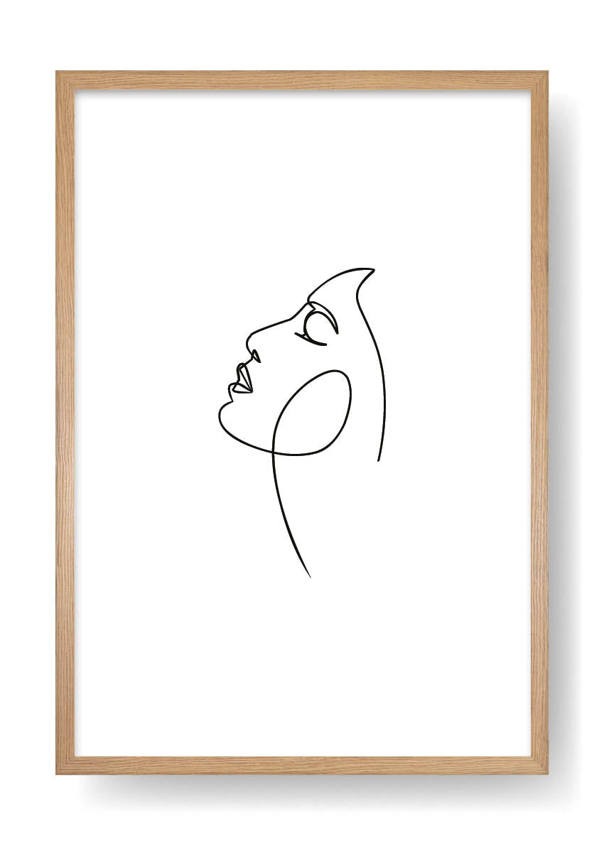 Mia Abstraktes Gesicht Kunst