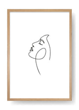 Mia Abstraktes Gesicht Kunst