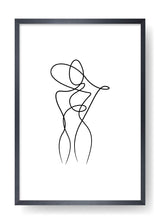Póster Body Abstract Line Art
