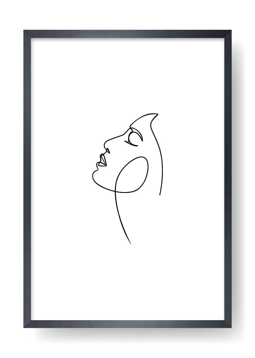 Mia Abstraktes Gesicht Kunst
