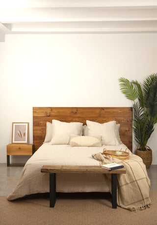 Dark Pine Headboard