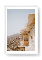 The detail of a palace