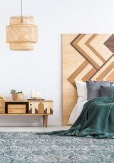 Tapis bleu rouille - Outlet