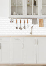 Weißer Fliesenkleber 56x226 und 56x106