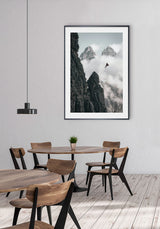 Imperial Eagle Flying In The Mountains