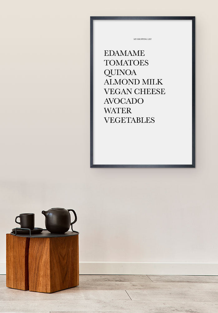 Veggie Shopping List