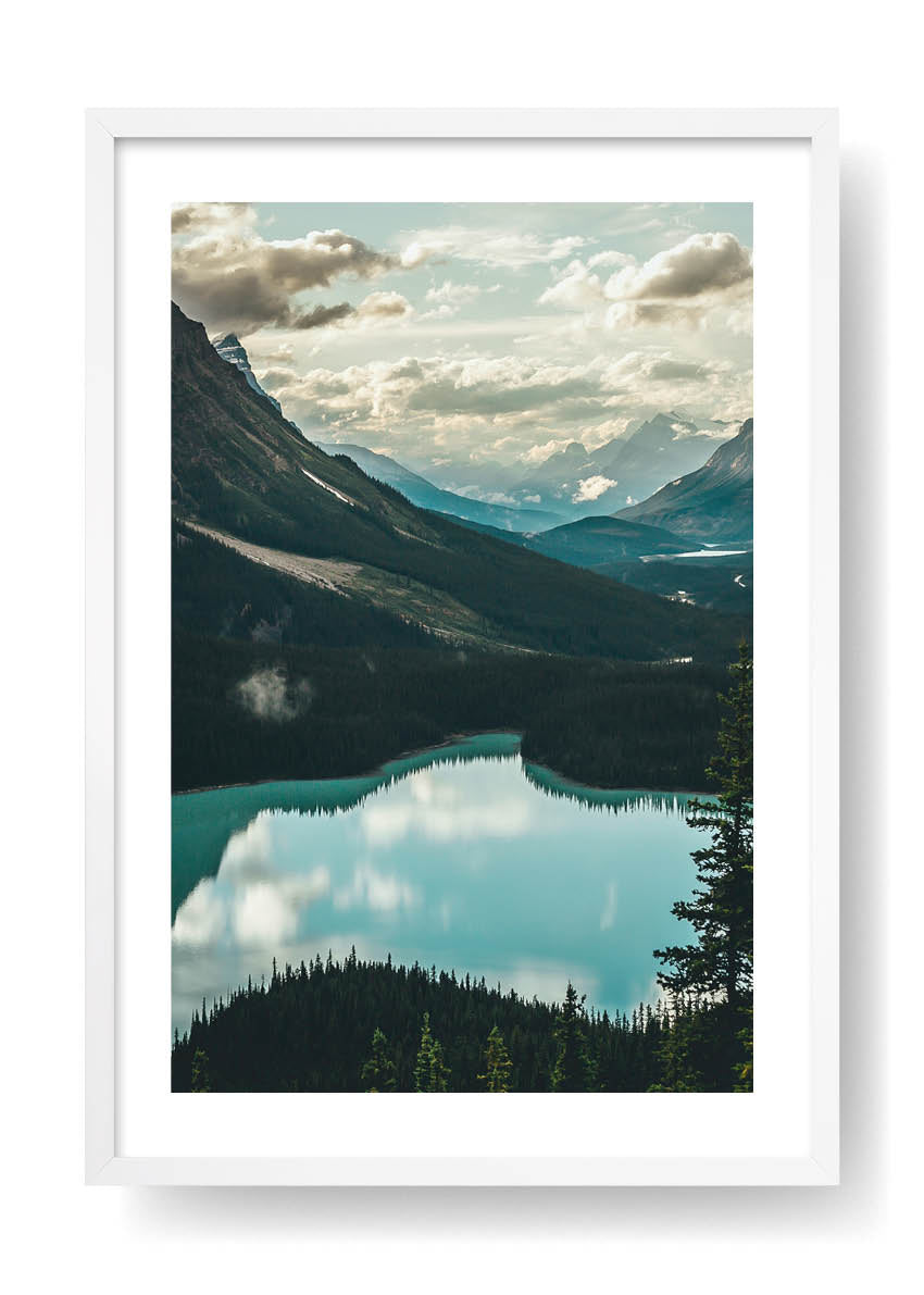 See und Berge Landschaft