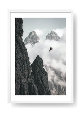 Imperial Eagle Flying In The Mountains