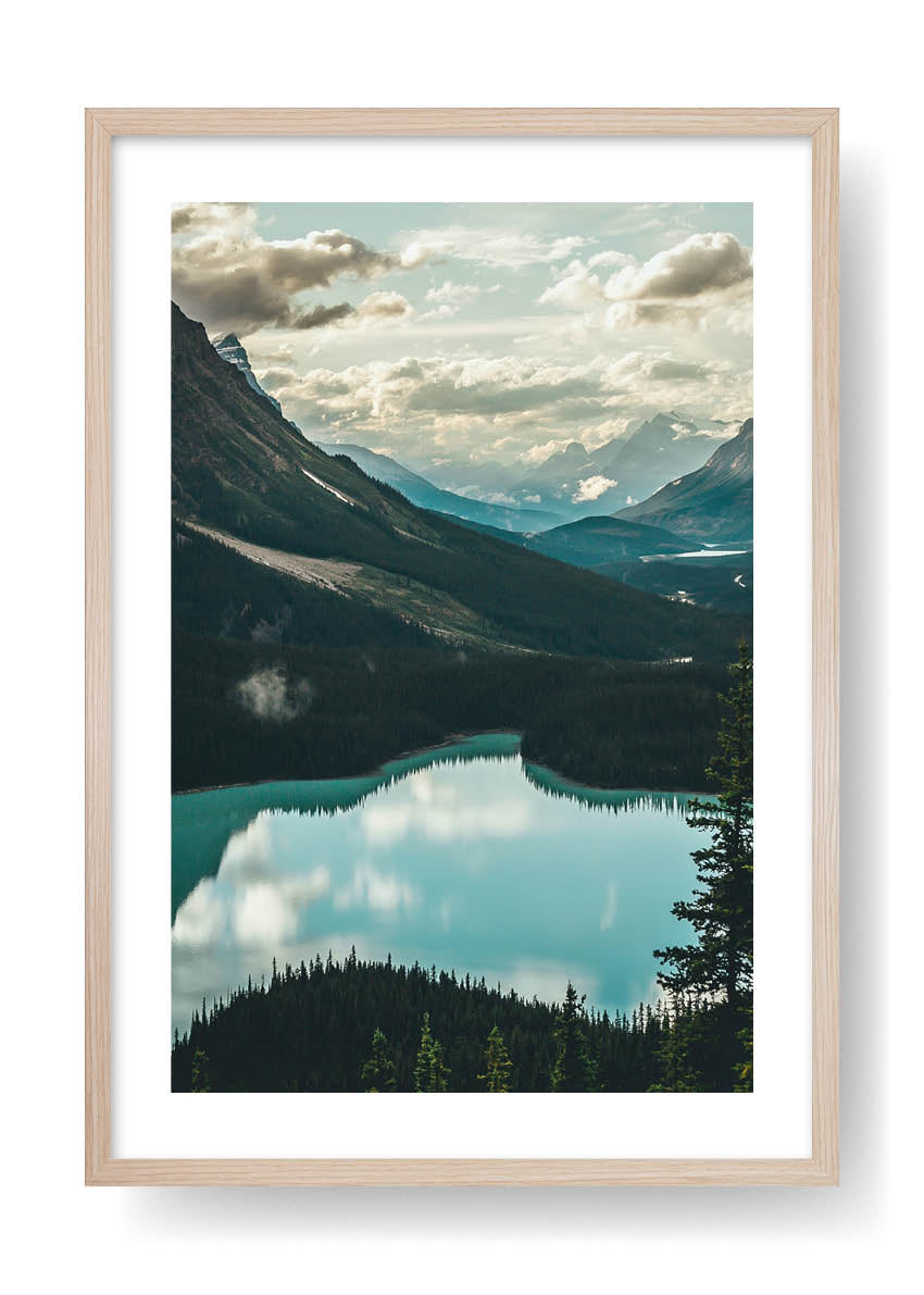 See und Berge Landschaft