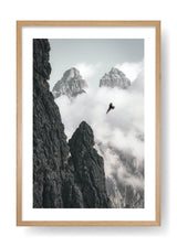 Imperial Eagle Flying In The Mountains