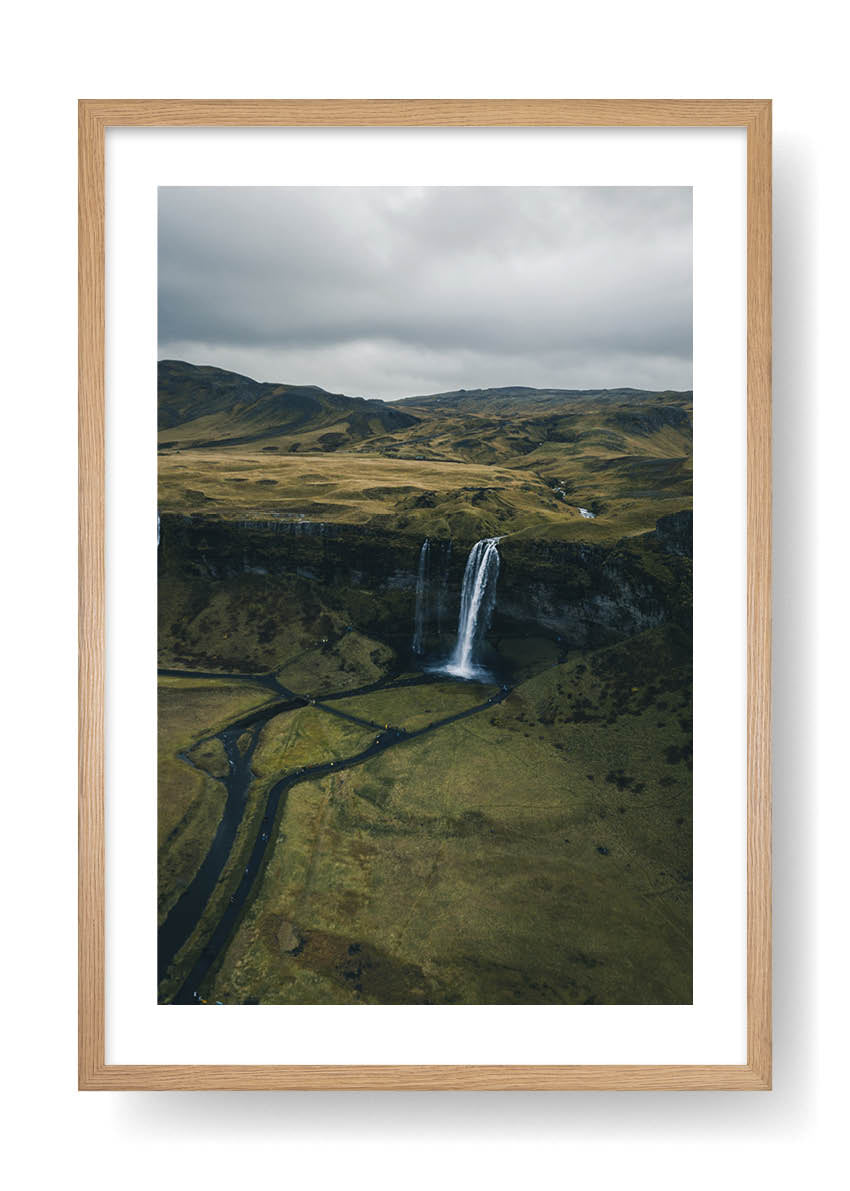 Cascata naturale in Islanda