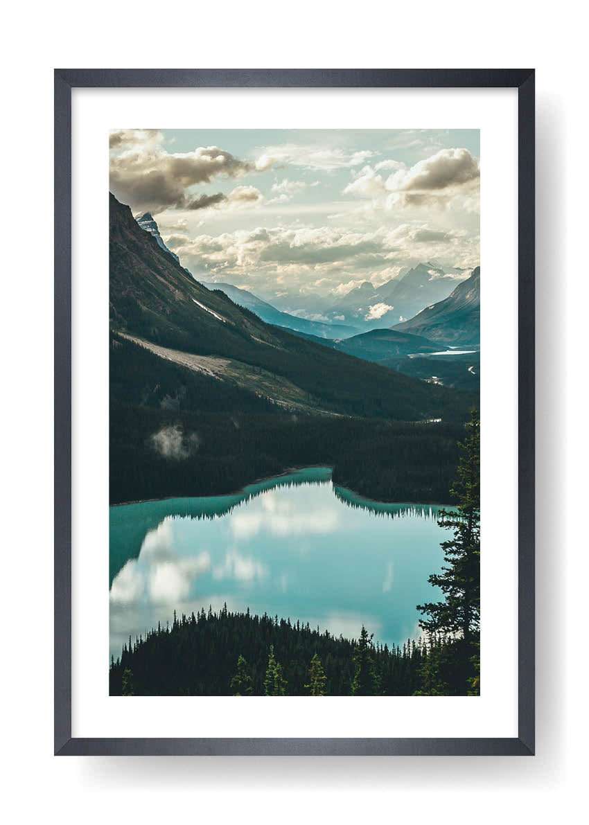 See und Berge Landschaft