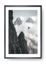 Imperial Eagle Flying In The Mountains