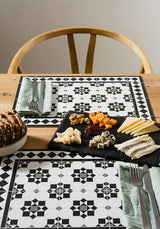 England Black Placemat