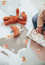 Weltkarte Teppich - Outlet