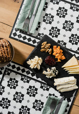 England Black Placemat