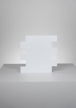 Piastrelle Subway (Bianco) - 10 Piastrelle Adesive 3D