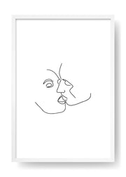 Couple Abstract Face Art