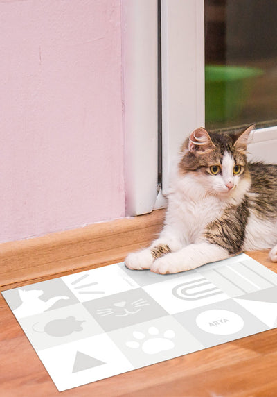 Meow White - Personalized Cat Mat