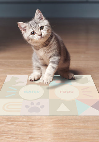 Munch Peach - Personalized cat mats 