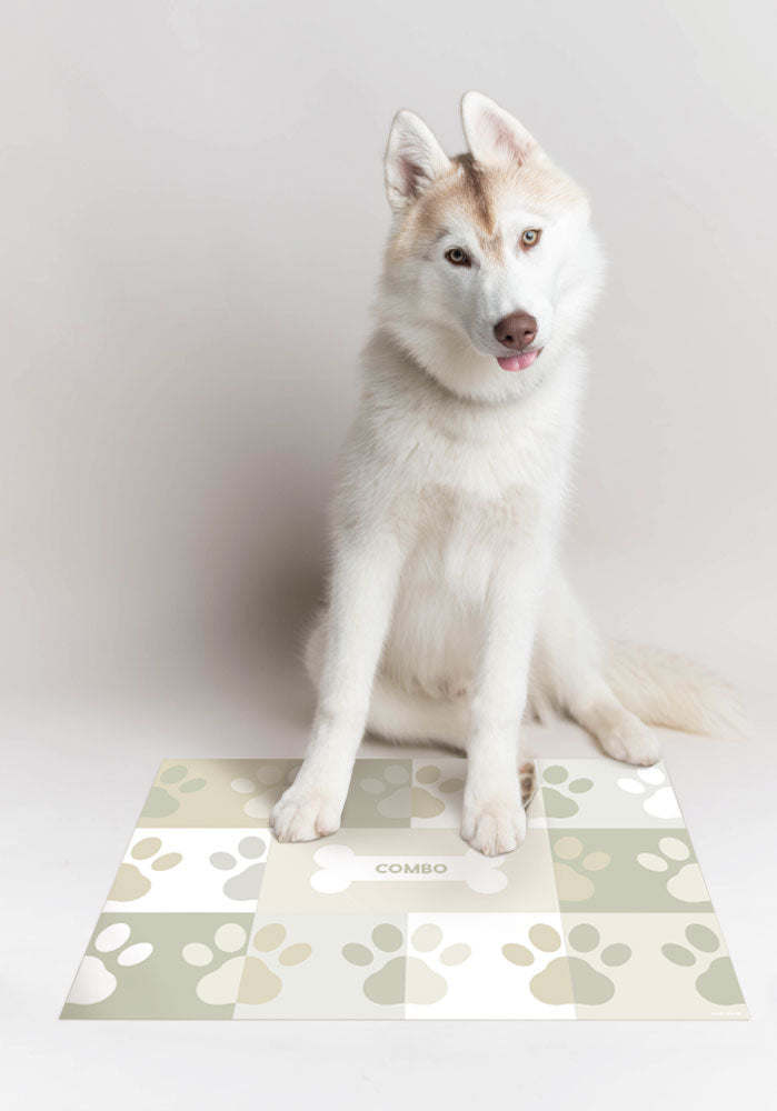 Paws Green - Personalized Dog Mat