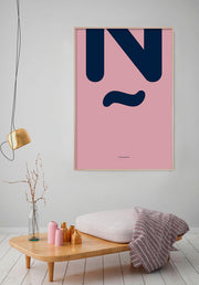 Ñ. Color Letter Design