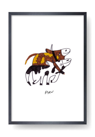 Poster PAU Vacas, limited special edition
