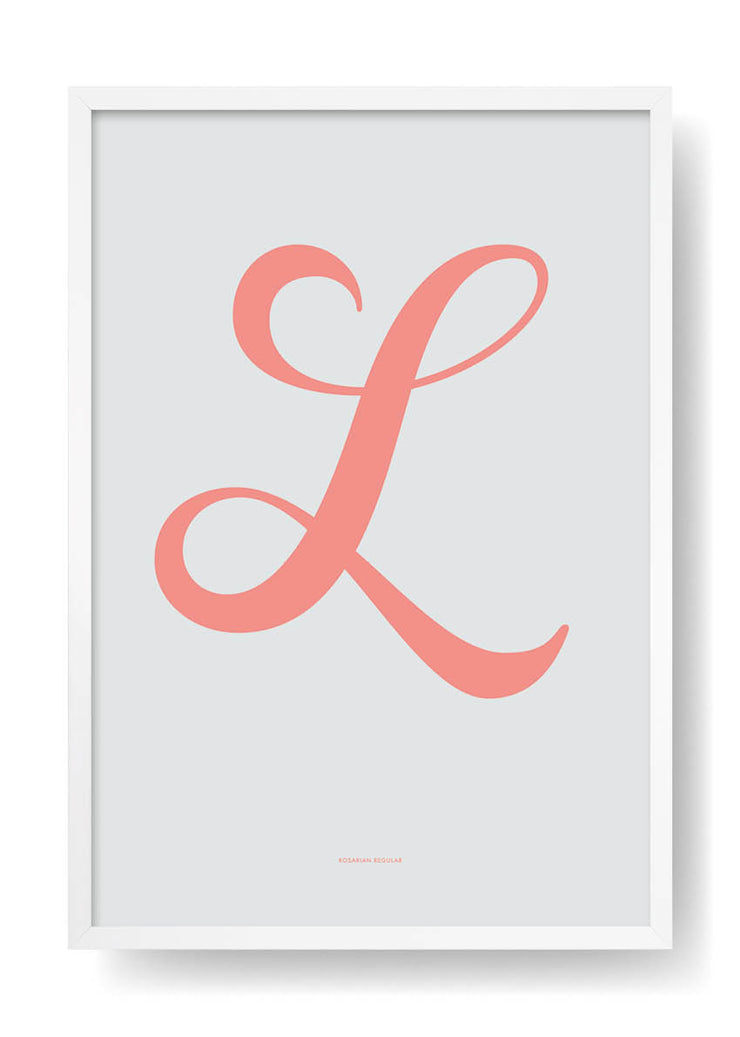 L. Color Letter Design