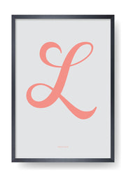 L. Color Letter Design