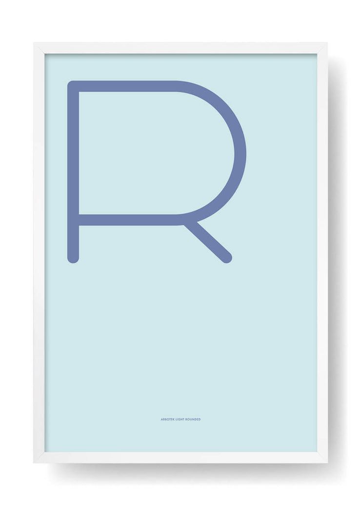 R. Color Letter Design