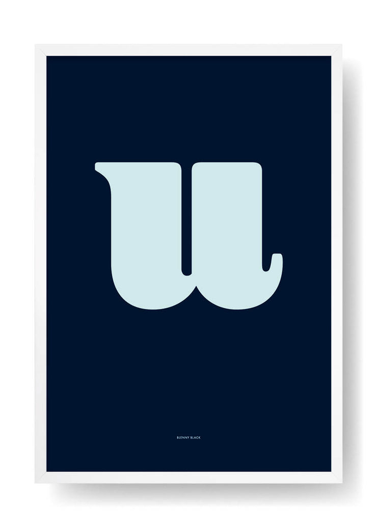U. Color Letter Design